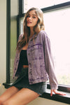 Violet Denim Jacket