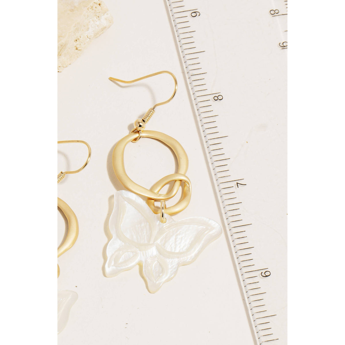 Mini Butterfly Dangle Drop Earrings