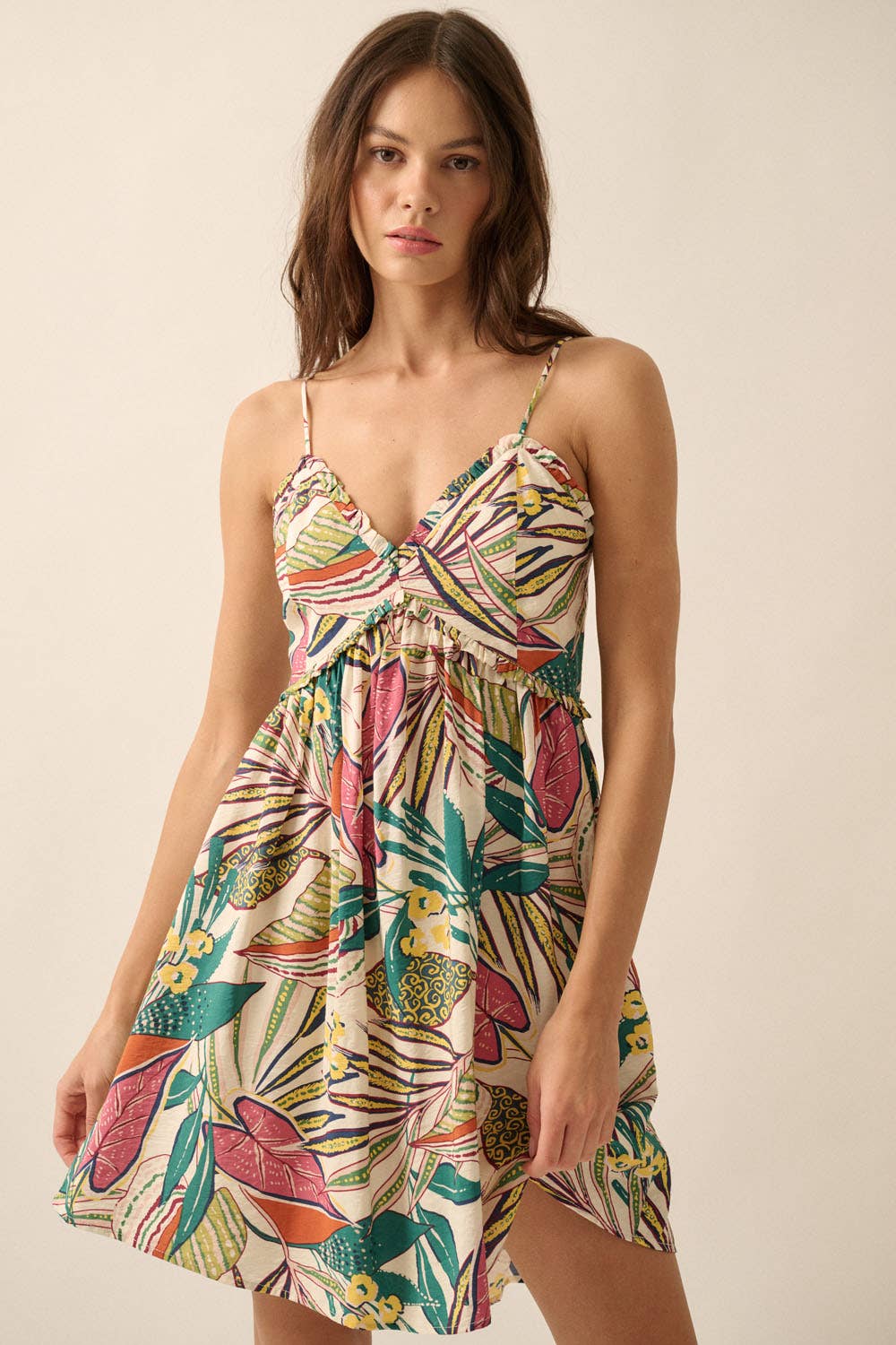 Tropical Mini Dress