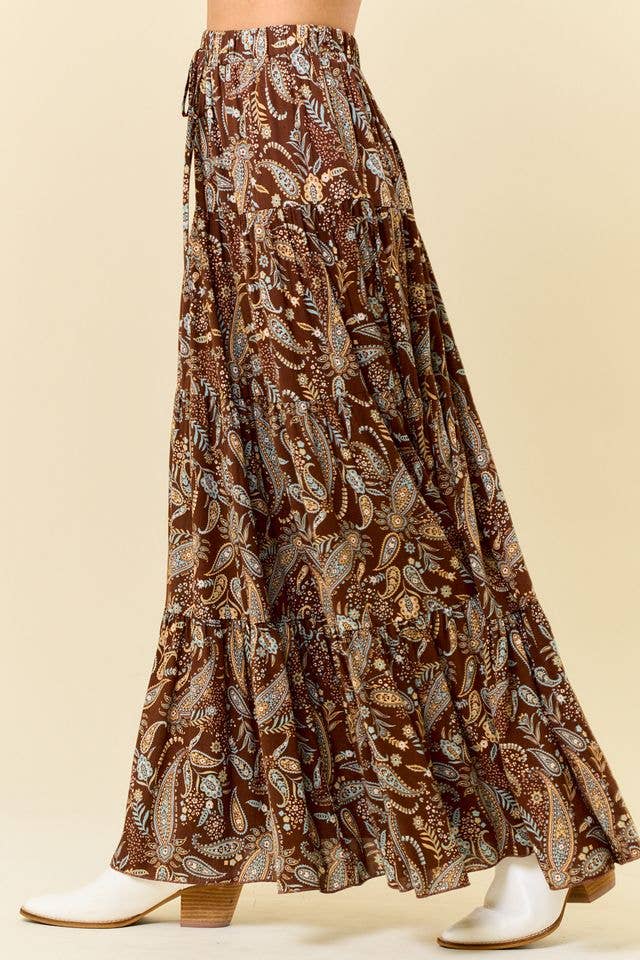 Paisley Maxi Skirt