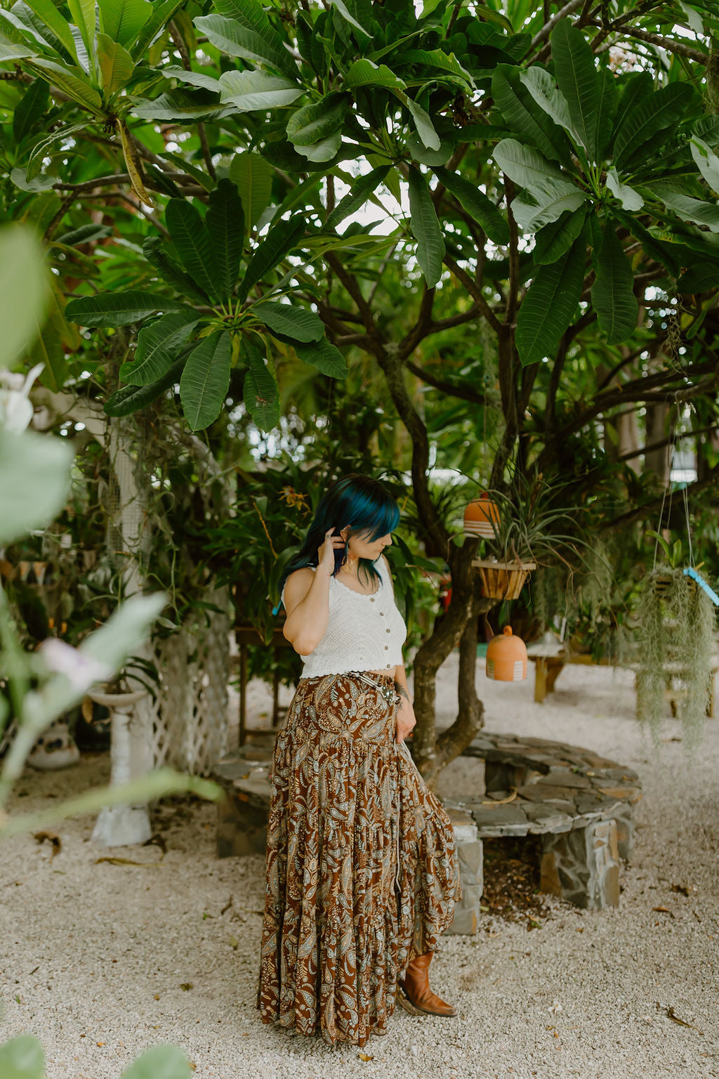 Paisley Maxi Skirt