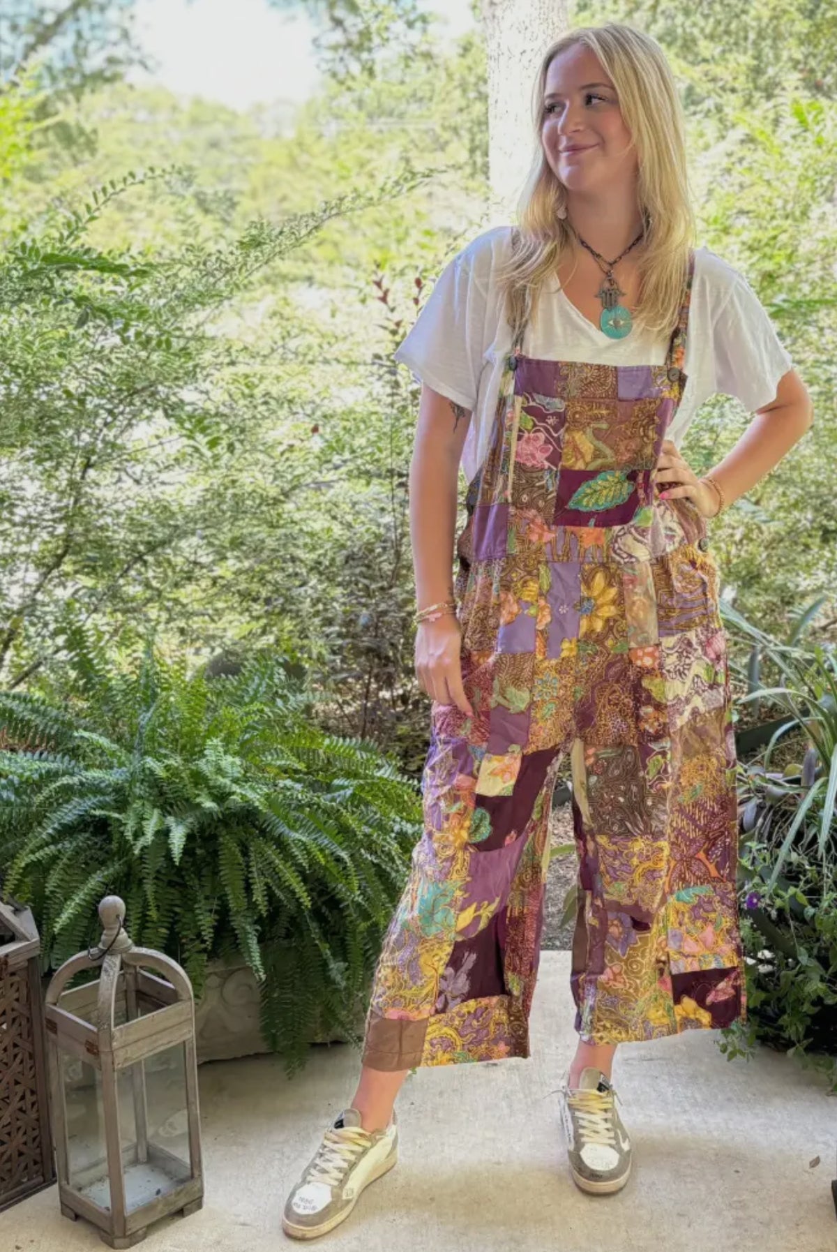 Patchwork Love Overalls