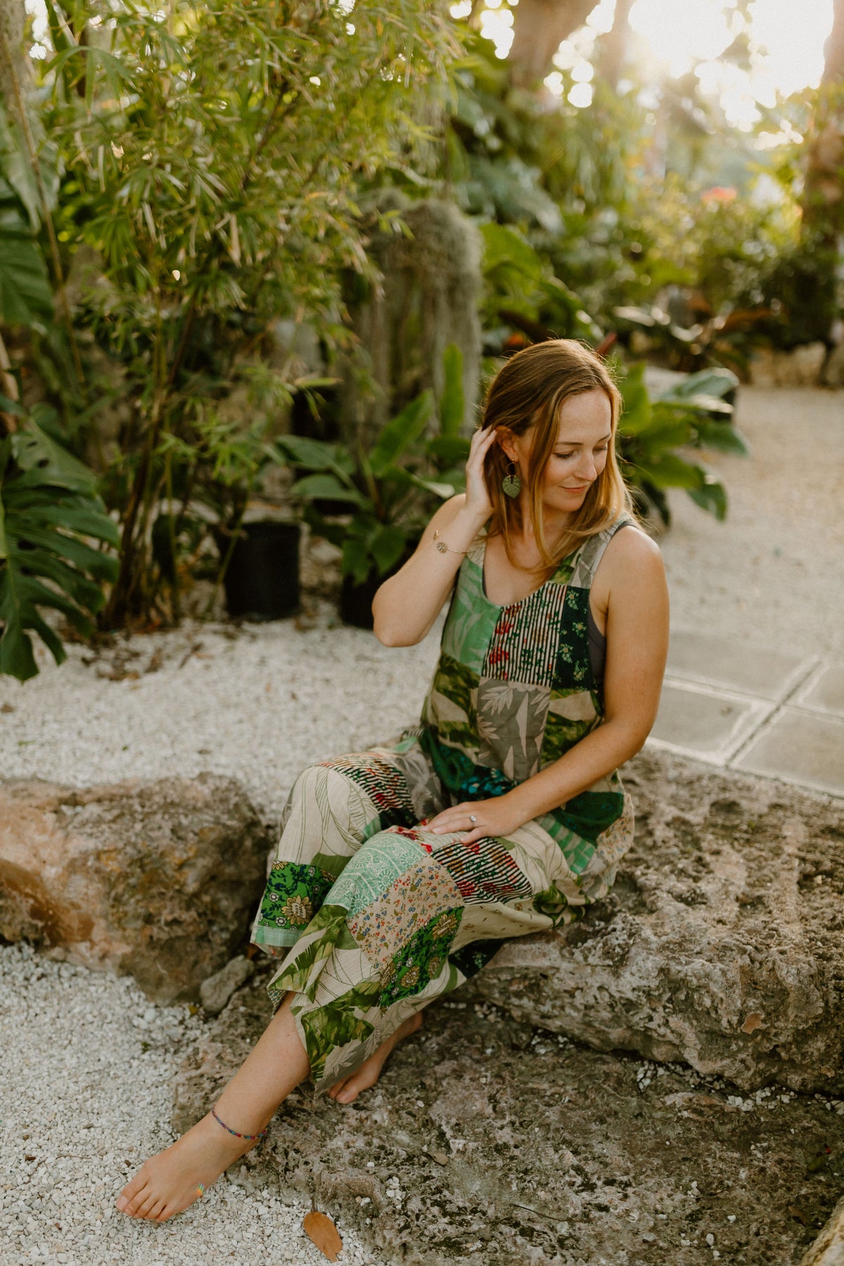 Philodendron Clay Earrings