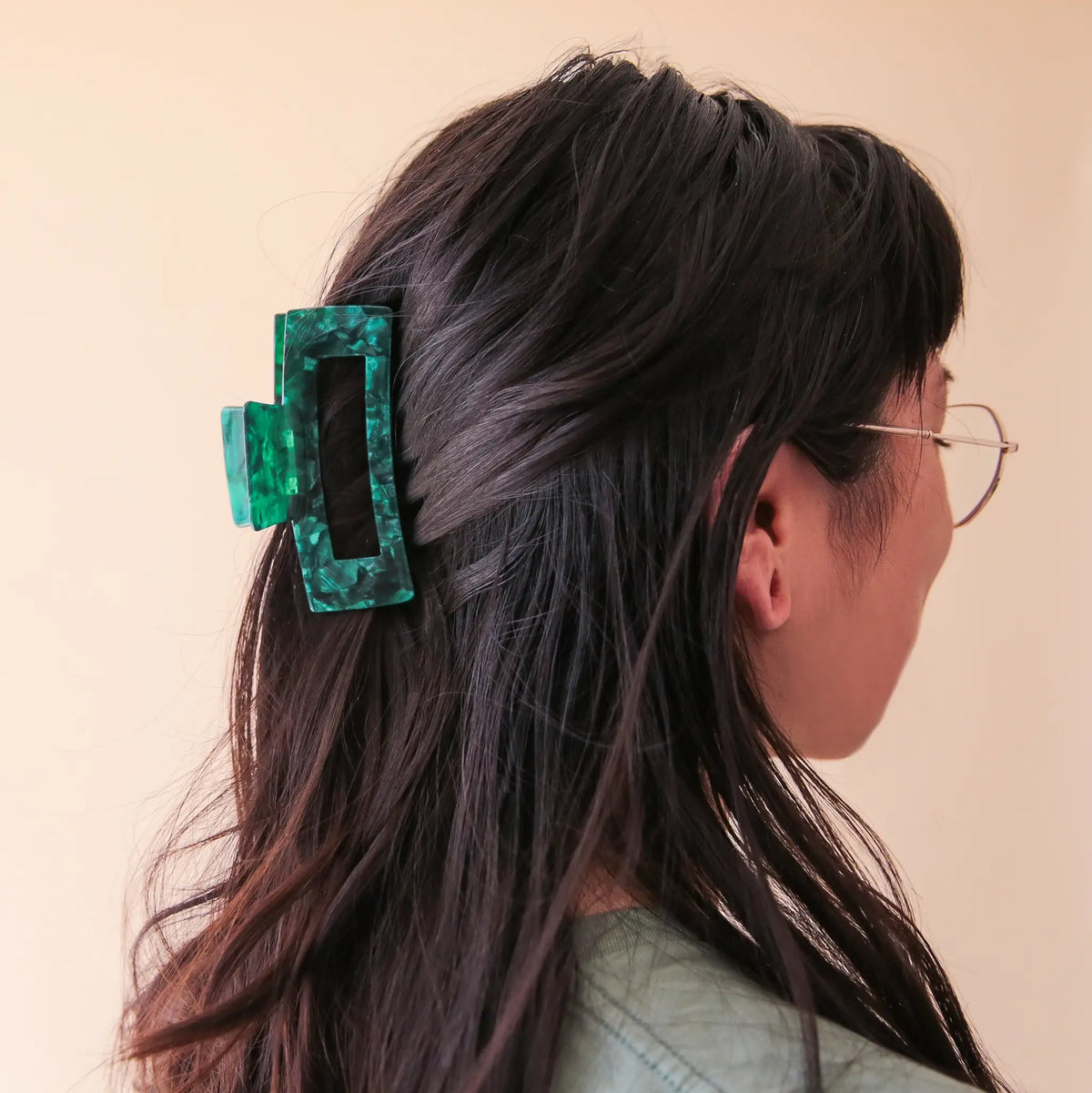 Paradise Hair Clip Emerald