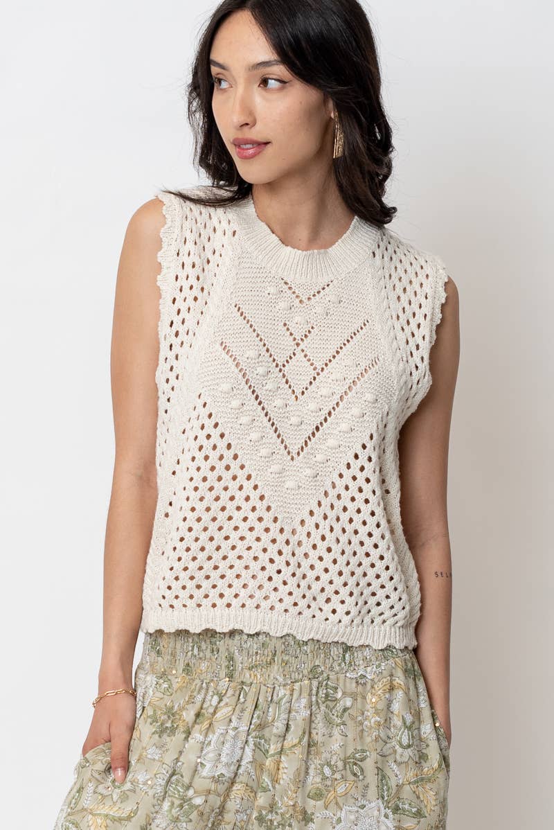 Crochet Sweater Top