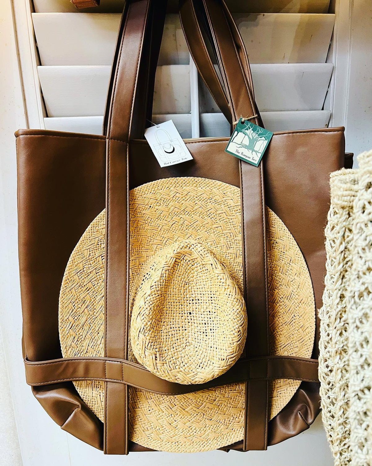 Hat Carrier Tote Bag