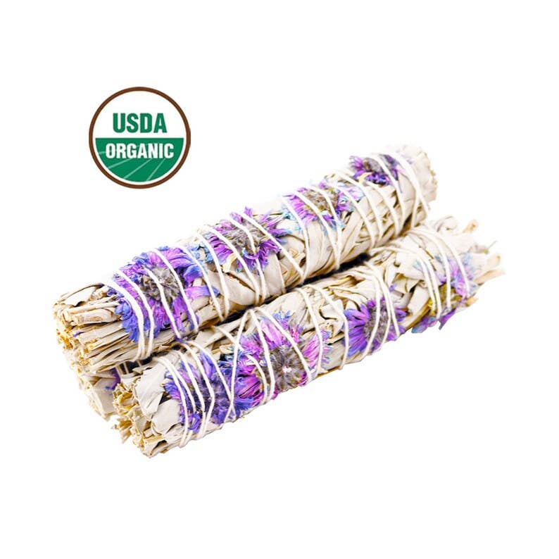 Purple Daze Sage 6" Smudge Sticks