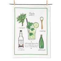 Mojito Recipe Tea Towel