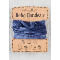 Navy Tie Dye Boho Bandeau