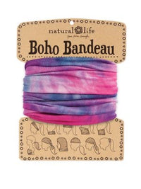 Navy Tie Dye Boho Bandeau