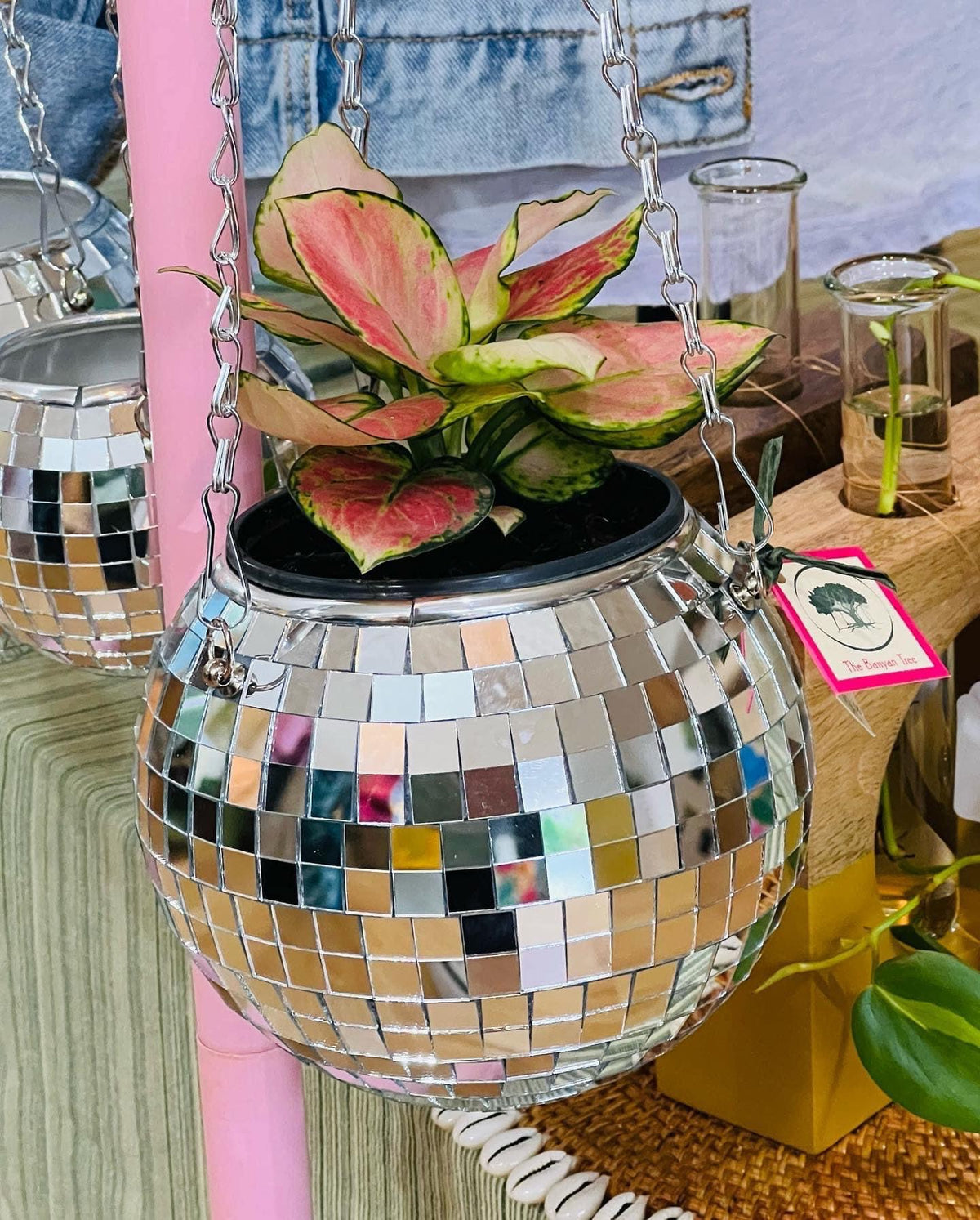 Disco Ball Planter