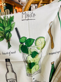 Mojito Recipe Tea Towel